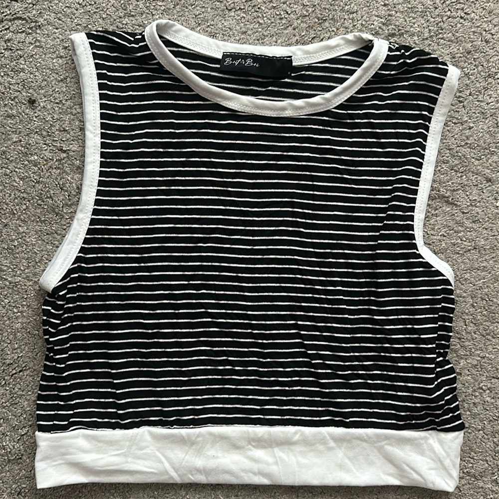 Stripped tank top